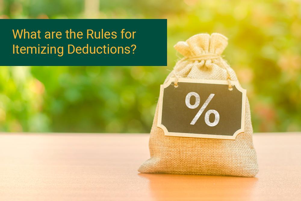rules for itemizing deductions