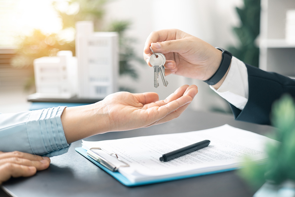 Handing keys